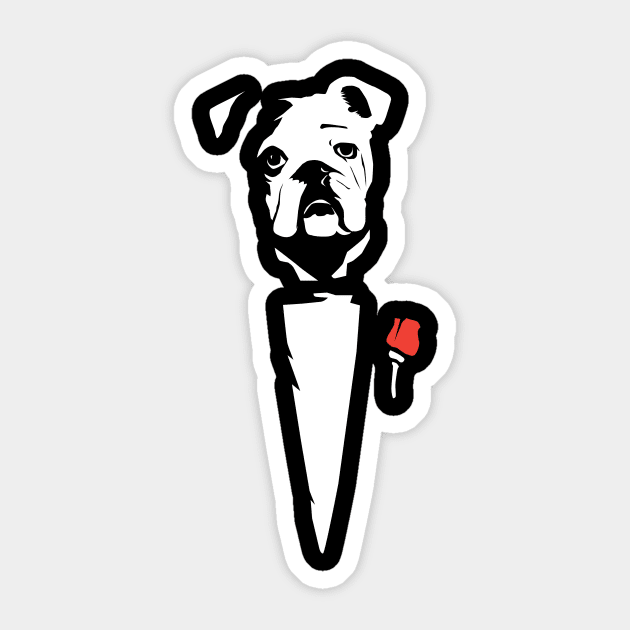 The Dogfather Sticker by beard0